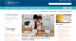 Desktop Screenshot of commonwealthfund.org